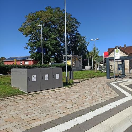 Fahrradboxen am Bahnhof